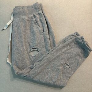 Aerie Ripped Grey sweatpants